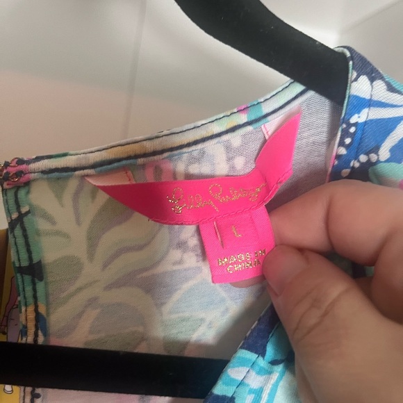 Lilly Pulitzer Britton romper in "Looking Sharp" size large - Picture 8 of 8